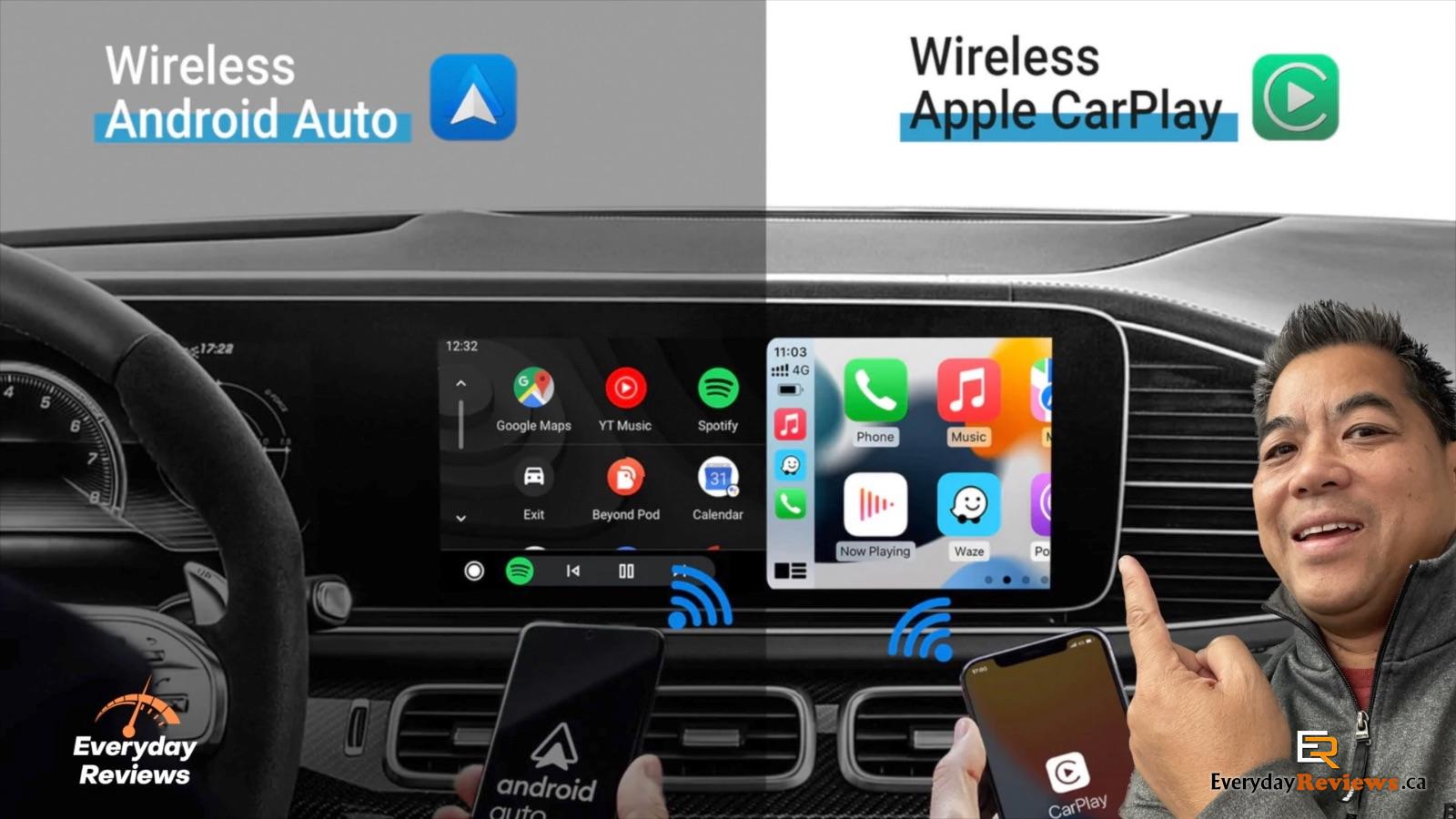 Ottocast U2-X Pro Plug-in Play, INSTANT Wireless CarPlay/ Android Auto